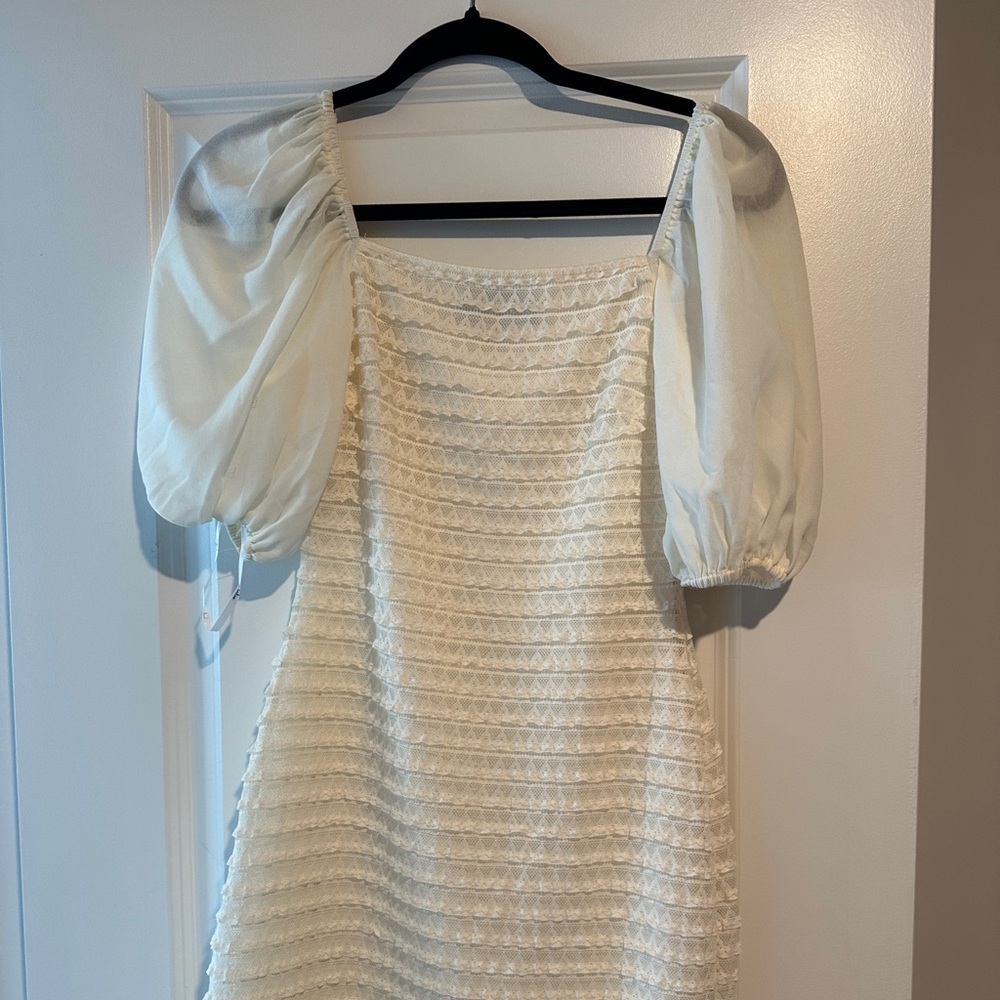 White lulus mini dress